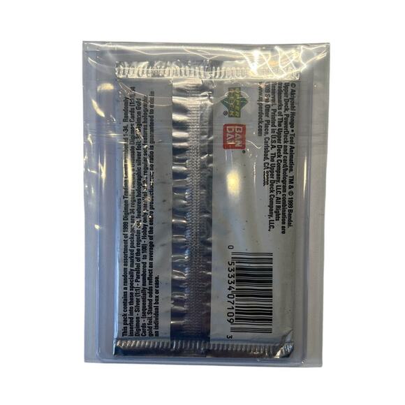 RARE Vintage Digimon‎ Trading Cards - Booster Pack (1999) Collectible Sealed - Picture 2 of 2